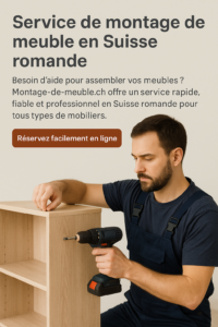 Montage de meuble Suisse romande